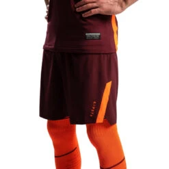 Kipsta Adult Football Shorts CLR -Decathlon adult football shorts clr burgundy 2
