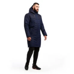 Kipsta Adult Long Football Parka -Decathlon adult long football parka dark blue 10