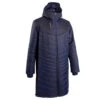 Kipsta Adult Long Football Parka -Decathlon adult long football parka dark blue