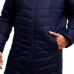 Kipsta Adult Long Football Parka -Decathlon adult long football parka dark blue 5