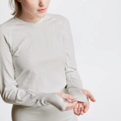 Kipsta Adult Long-Sleeved Base Layer Keepdry 500 20 Kipsta Adult Long-Sleeved Base Layer Keepdry 500 -Decathlon adult long sleeved base layer keepdry 500 white 6