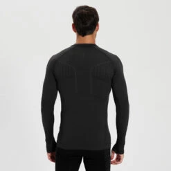 Kipsta Adult Long-Sleeved Thermal Base Layer Top Keepdry 500 -Decathlon adult long sleeved thermal base layer top keepdry 500 black 10