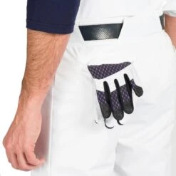 Kipsta BA 550 Adult Baseball Pants - White -Decathlon ba 550 adult baseball pants white 5