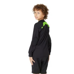 Kipsta F100 Kids' Football Goalkeeper Shirt -Decathlon f100 kids football goalkeeper shirt black 2