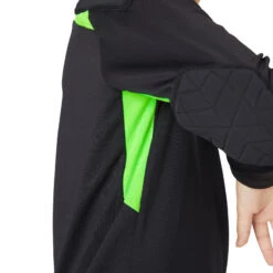 Kipsta F100 Kids' Football Goalkeeper Shirt -Decathlon f100 kids football goalkeeper shirt black 4