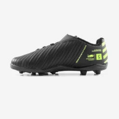 Kipsta Hard Ground Football Boots Agility 100 - Black/Yellow -Decathlon hard ground football boots agility 100 blackyellow 2