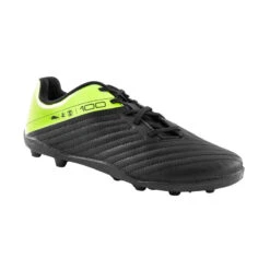 Kipsta Hard Ground Football Boots Agility 100 - Black/Yellow