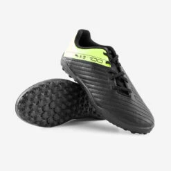 Kipsta Hard Ground Football Boots Agility 100 HG - Black/Yellow 21 Kipsta Hard Ground Football Boots Agility 100 HG - Black/Yellow -Decathlon hard ground football boots agility 100 hg blackyellow 7