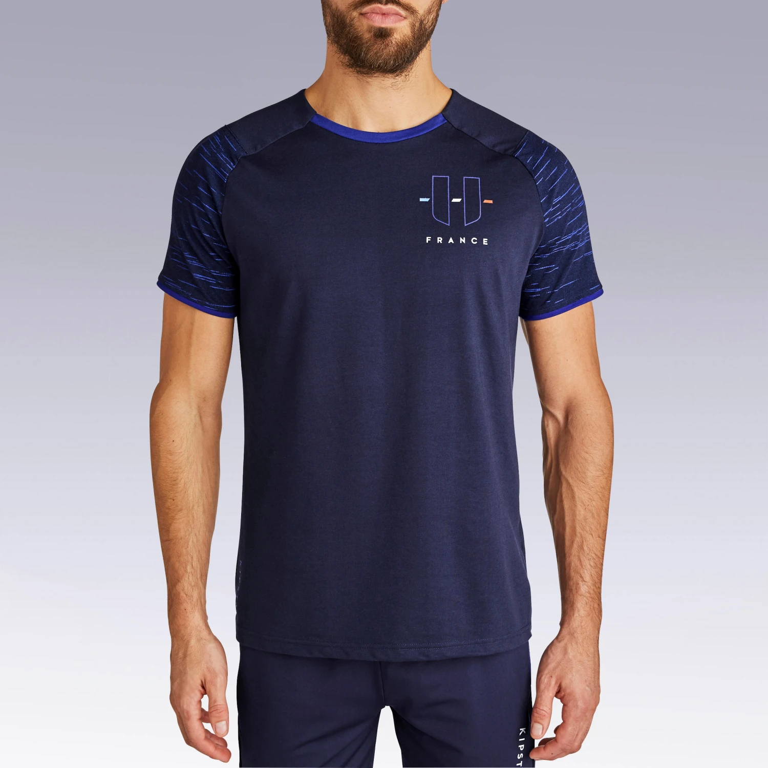 Kipsta Adult Football T-Shirt FF100 - France Away 2022 15 Kipsta Adult Football T-Shirt FF100 - France Away 2022 - Image 13