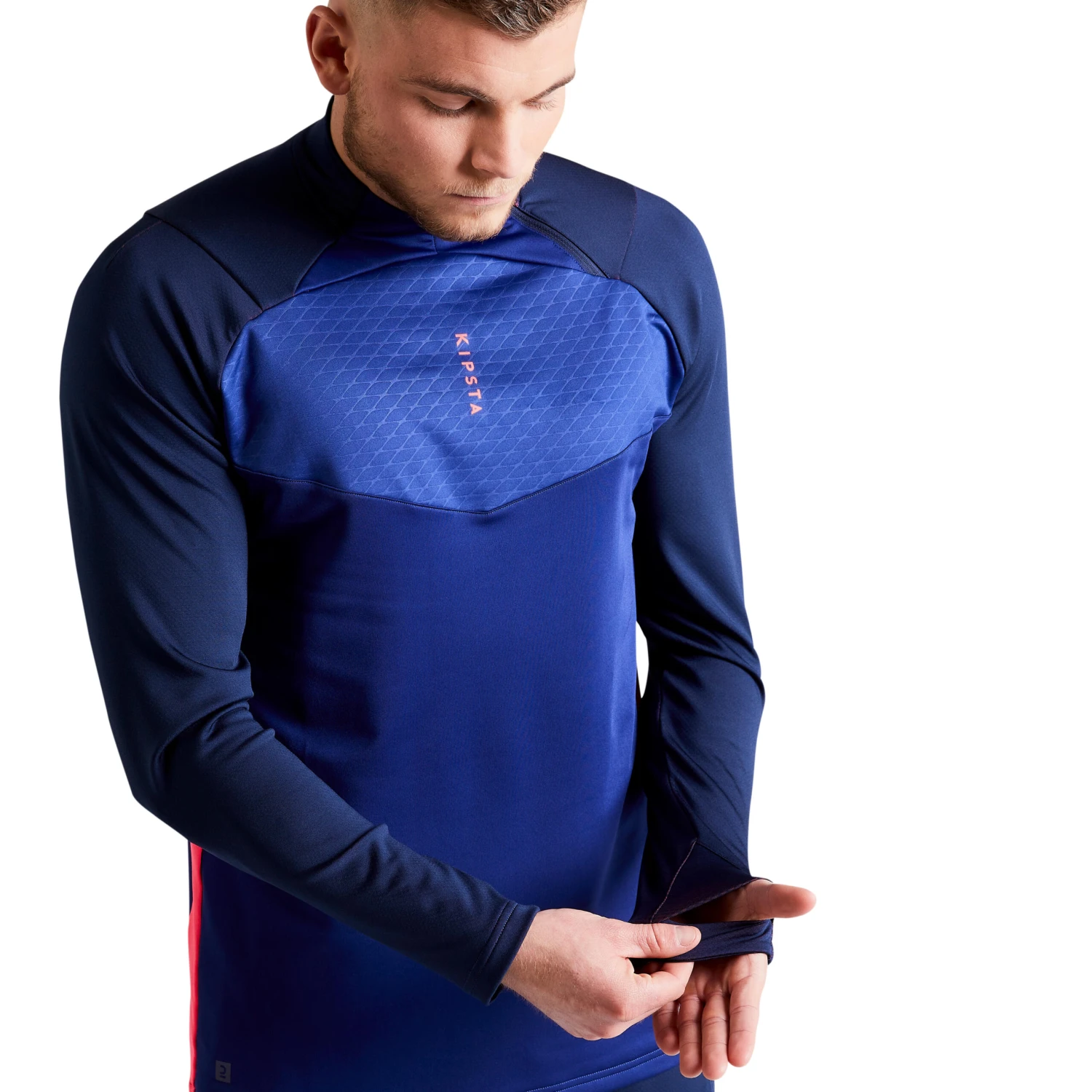 Kipsta Adult 1/2 Zip Football Sweatshirt Traxium 9 Kipsta Adult 1/2 Zip Football Sweatshirt Traxium - Image 7