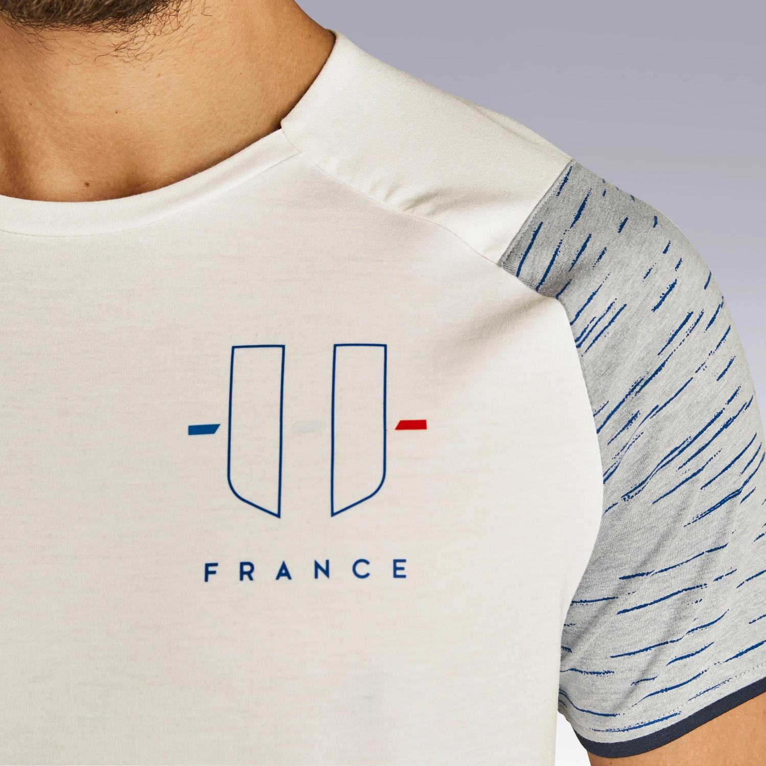 Kipsta Adult Football T-Shirt FF100 - France Away 2022 8 Kipsta Adult Football T-Shirt FF100 - France Away 2022 - Image 6