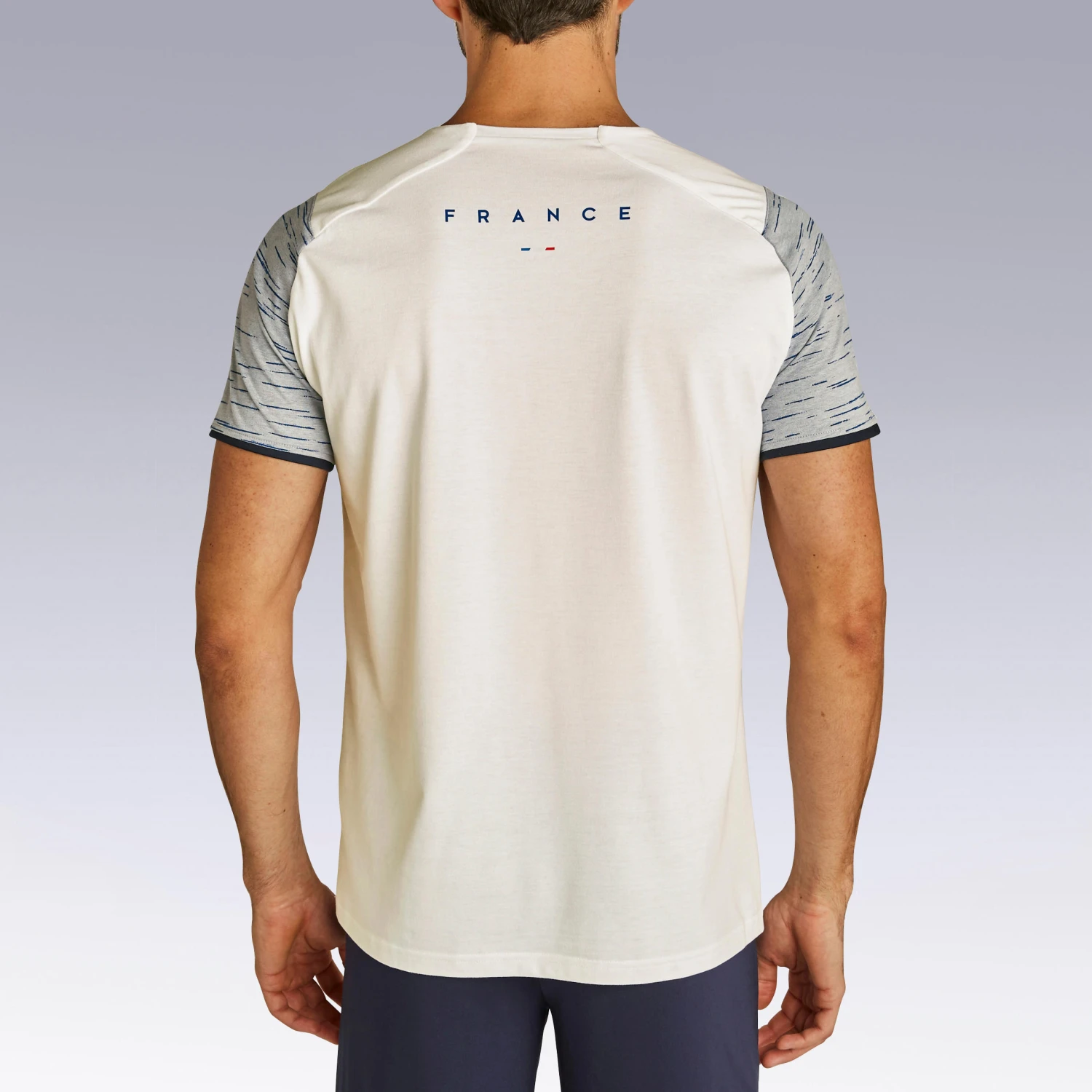 Kipsta Adult Football T-Shirt FF100 - France Away 2022 7 Kipsta Adult Football T-Shirt FF100 - France Away 2022 - Image 5