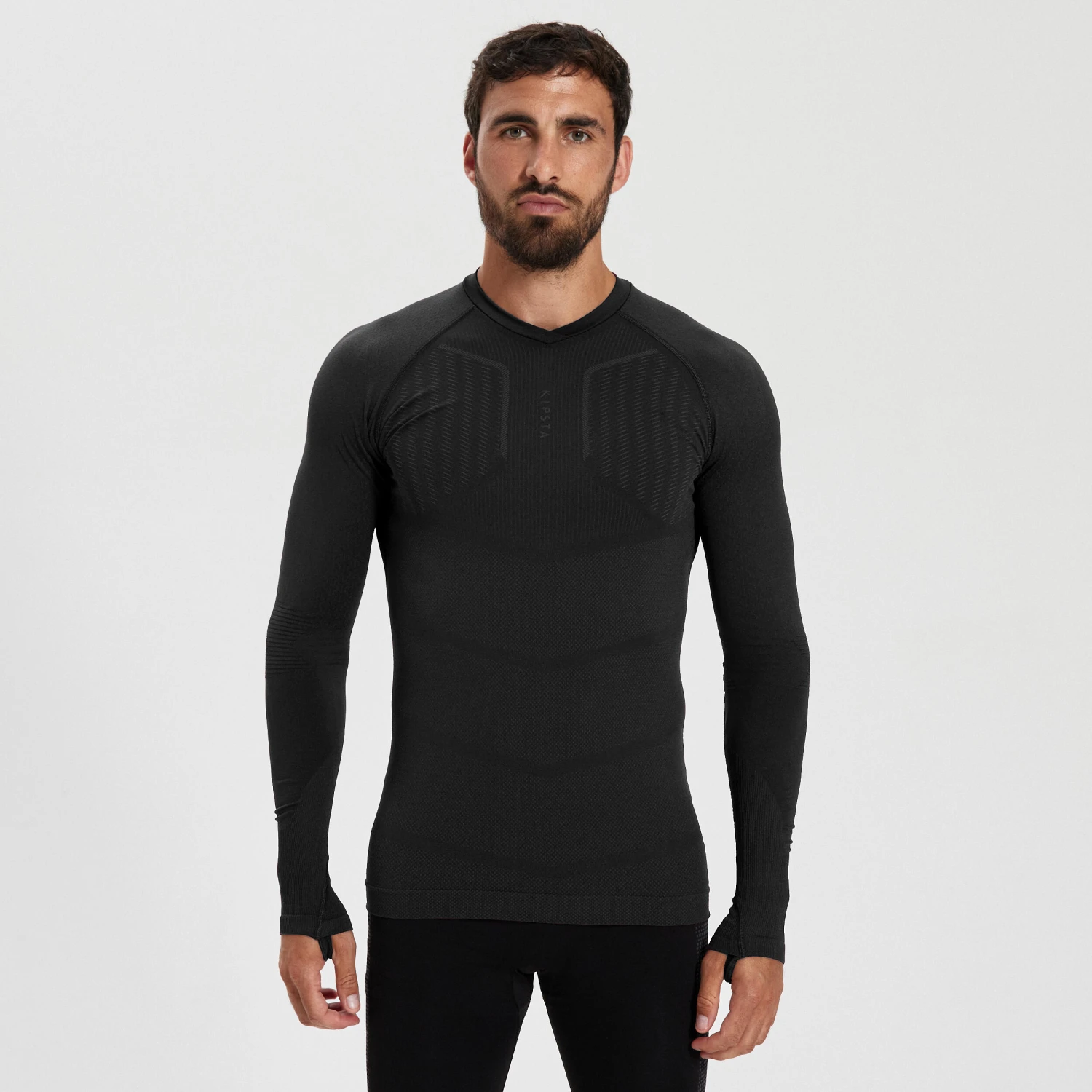 Kipsta Adult Long-Sleeved Thermal Base Layer Top Keepdry 500 7 Kipsta Adult Long-Sleeved Thermal Base Layer Top Keepdry 500 - Image 5