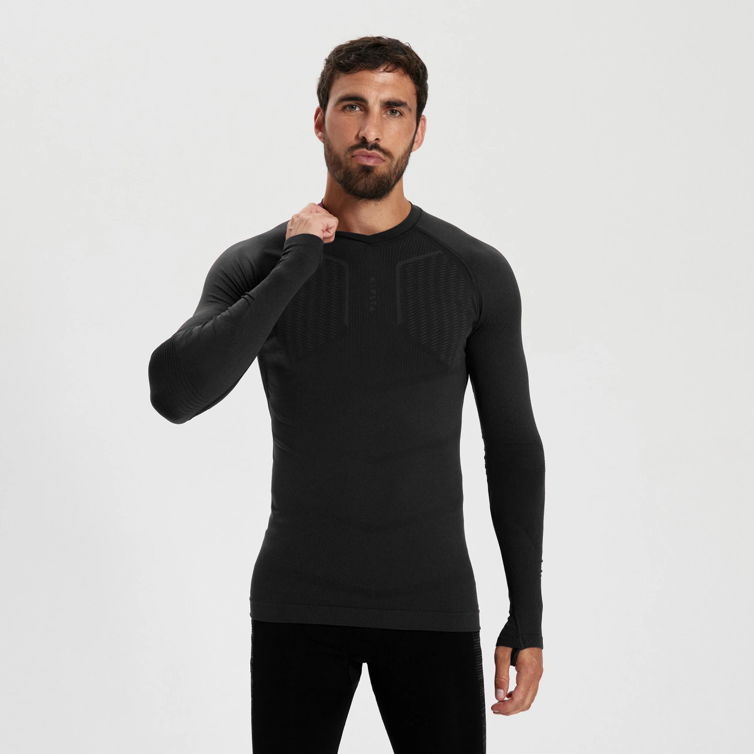 Kipsta Adult Long-Sleeved Thermal Base Layer Top Keepdry 500 12 Kipsta Adult Long-Sleeved Thermal Base Layer Top Keepdry 500 - Image 10