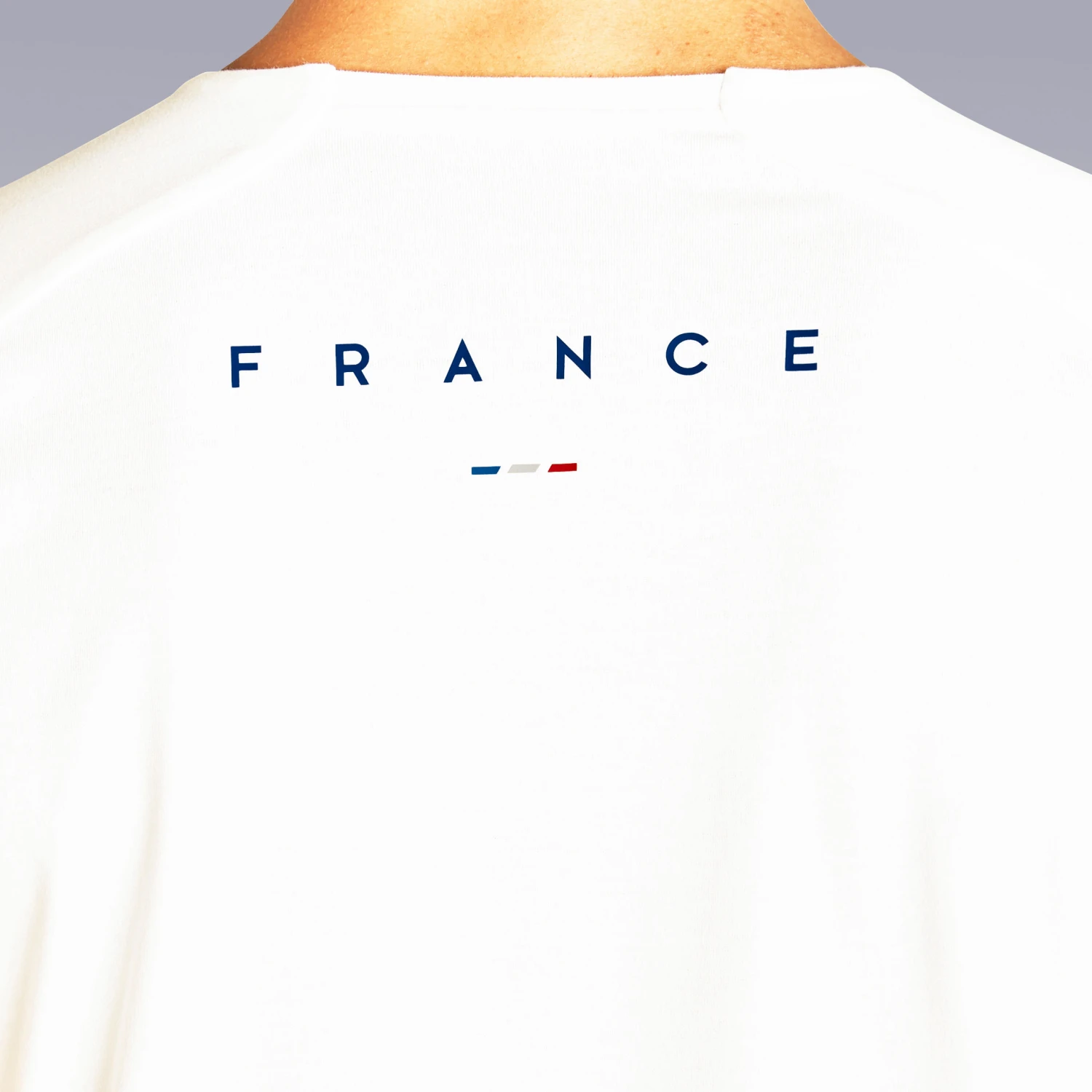 Kipsta Adult Football T-Shirt FF100 - France Away 2022 9 Kipsta Adult Football T-Shirt FF100 - France Away 2022 - Image 7
