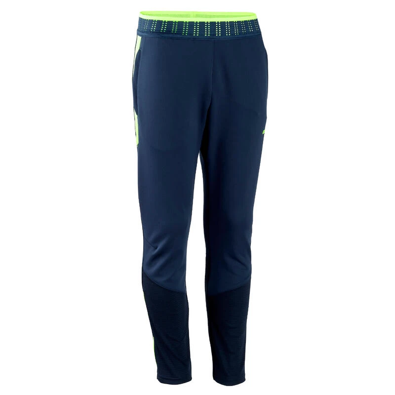 Kipsta Kids' Football Bottoms CLR - Navy Blue/Neon Yellow 3 Kipsta Kids' Football Bottoms CLR - Navy Blue/Neon Yellow