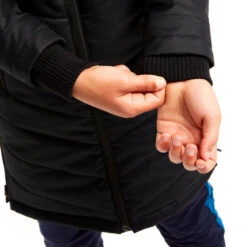 Kipsta Kids' Football Long Parka TRX 15 Kipsta Kids' Football Long Parka TRX -Decathlon kids football long parka trx black 3