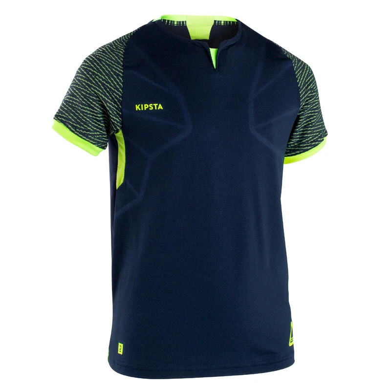Kipsta Kids' Football Shirt CLR - Blue/Neon Yellow 3 Kipsta Kids' Football Shirt CLR - Blue/Neon Yellow