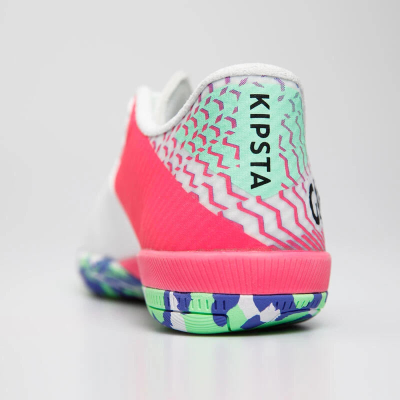 Kipsta Kids' Futsal Ginka Pro Shoes - Candy 8 Kipsta Kids' Futsal Ginka Pro Shoes - Candy - Image 6