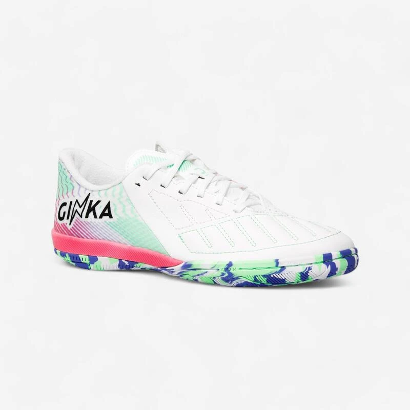Kipsta Kids' Futsal Ginka Pro Shoes - Candy 3 Kipsta Kids' Futsal Ginka Pro Shoes - Candy