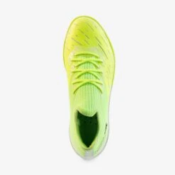 Kipsta Kids' Lace-Up Football Boots CLR Turf TF -Decathlon kids lace up football boots clr turf neon yellow 5