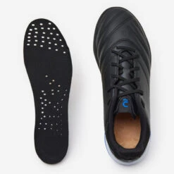 Kipsta Kids' Hard Ground Leather Football Boots Viralto II Turf TF - Black & 24 Kipsta Kids' Hard Ground Leather Football Boots Viralto II Turf TF - Black & -Decathlon kids lace up leather football boots viralto ii turf blacklightning 9