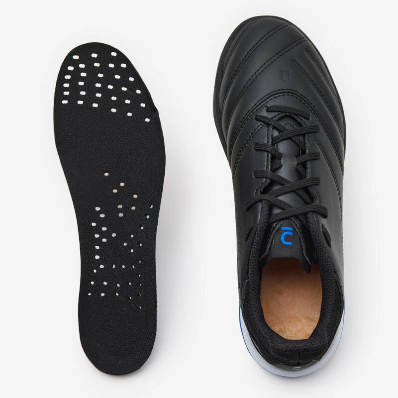 Kipsta Kids' Hard Ground Leather Football Boots Viralto II Turf TF - Black & 12 Kipsta Kids' Hard Ground Leather Football Boots Viralto II Turf TF - Black & - Image 10