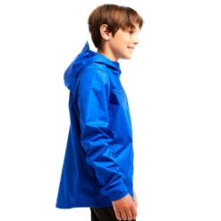 Kipsta Kids' Rainproof Football Jacket T500 -Decathlon kids rainproof football jacket t500 blue 8