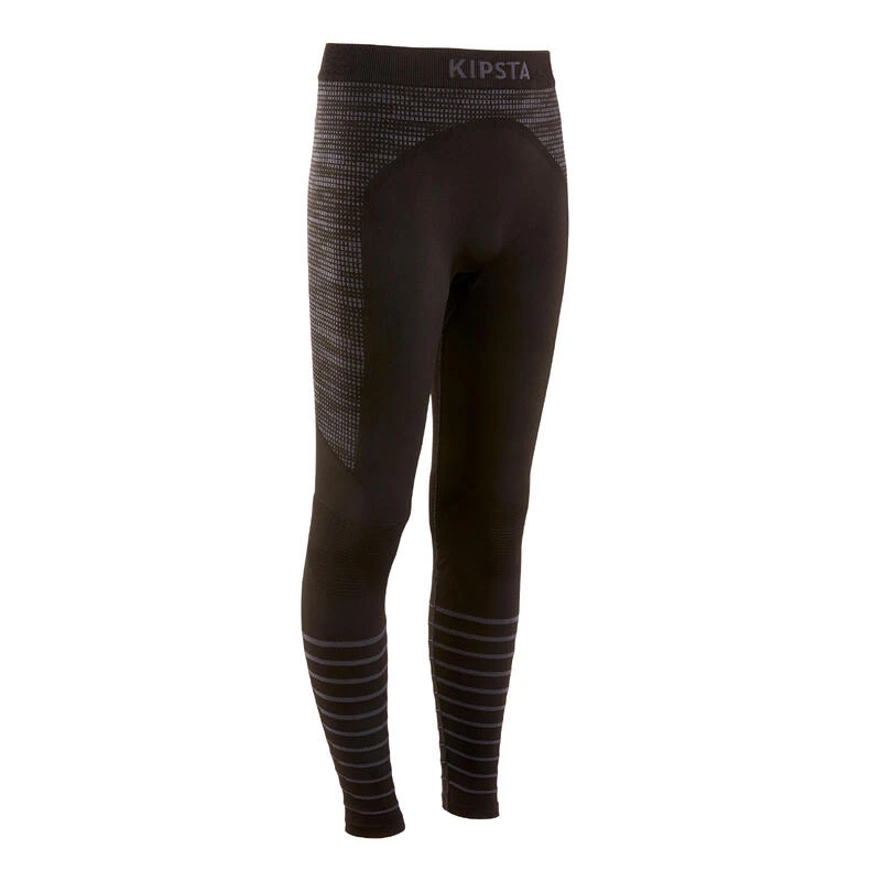 Kipsta Kids' Thermal Tights Keepdry 500 - Black 3 Kipsta Kids' Thermal Tights Keepdry 500 - Black