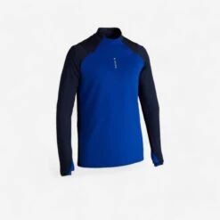 Kipsta T500 Adult 1/2 Zip Football Training Sweatshirt - Carbon