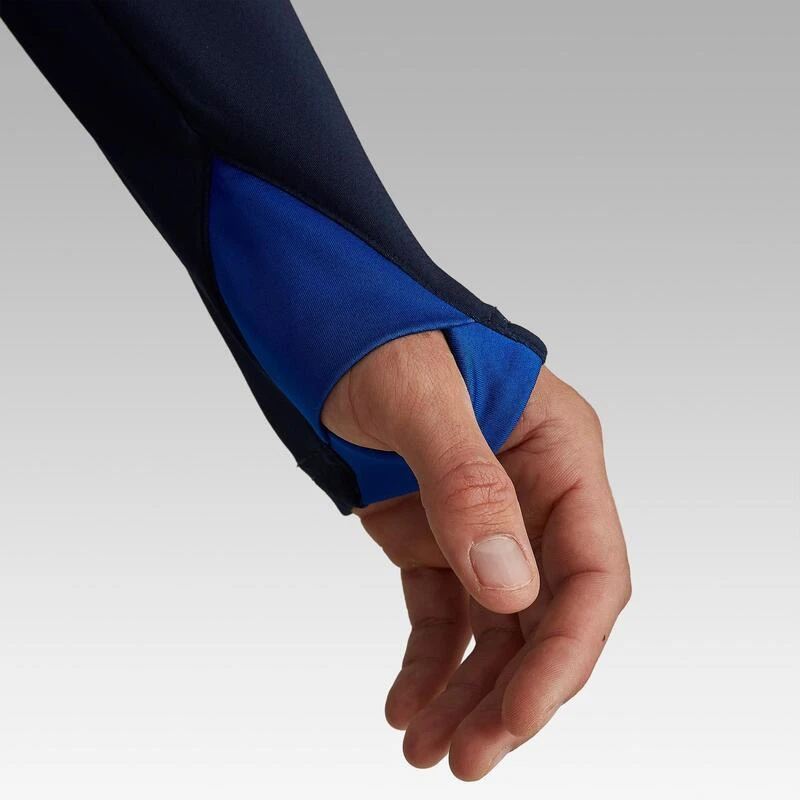 Kipsta T500 Adult 1/2 Zip Football Training Sweatshirt - Carbon 12 Kipsta T500 Adult 1/2 Zip Football Training Sweatshirt - Carbon - Image 10