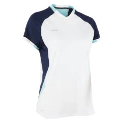Kipsta Women's Short-Sleeved Straight Cut Football Shirt
