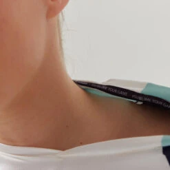 Kipsta Women's Short-Sleeved Straight Cut Football Shirt -Decathlon womens short sleeved straight cut football shirt white 4